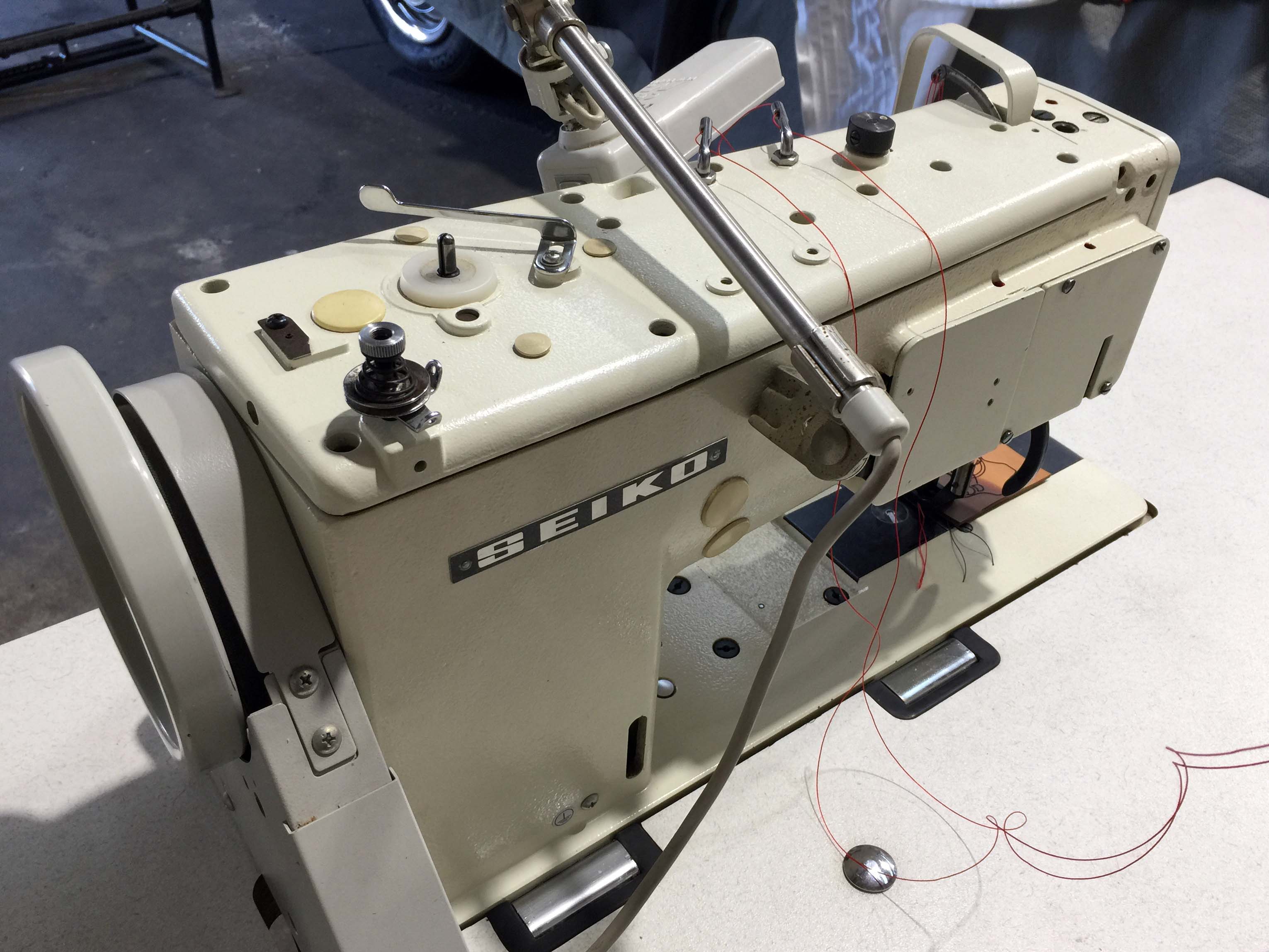 For Sale: SEIKO LSWN-28BL Twin-Needle Sewing Machine For Sale: SEIKO LSWN-28BL Twin-Needle Sewing Machine